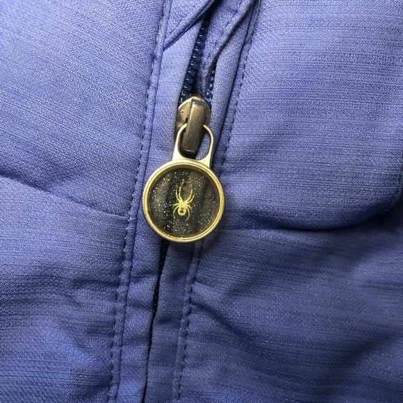 Spyder Snow/ Ski Jacket ~ Girls 12 ~ Bluish Purple - Picture 5 of 15